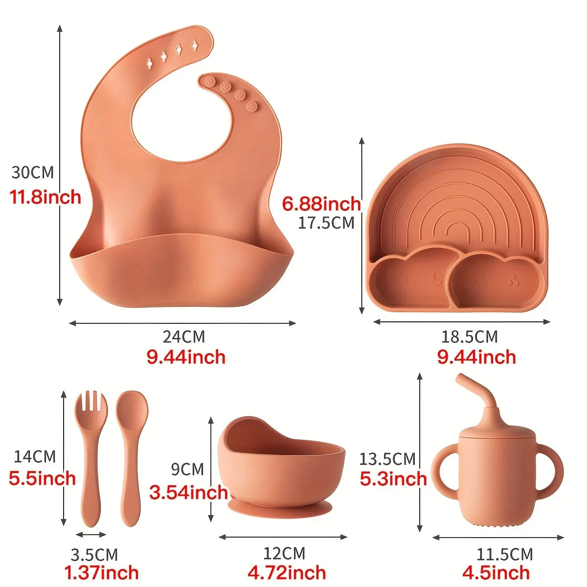 Silicone Baby Feeding Set