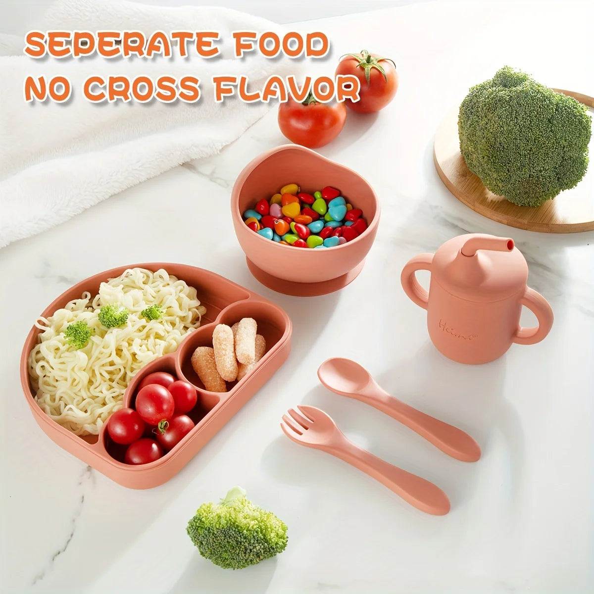 Silicone Baby Feeding Set